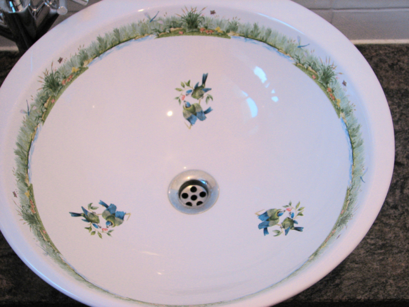 Porcelaine de Paris, Waschbecken, Porzellan, Ba - CottagePark - Wohnen