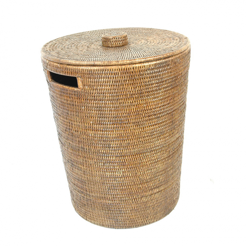 Wäschekorb, Rattan, Laundry basket - CottagePark - Wohnen - Tisch