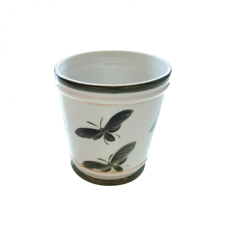 Porzellan Cache-Pot Papillon