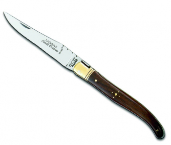 Laguiole Taschenmesser mit Rosenholz-Griff,  Klinge 12 cm lang