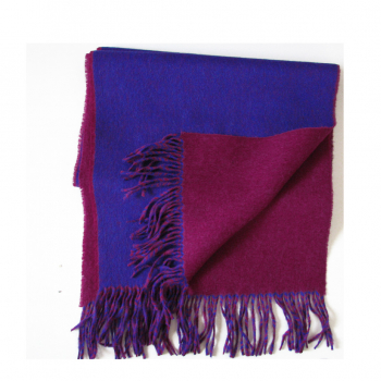 Schal Pink/Purple; 100% Baby Alpaka Wolle