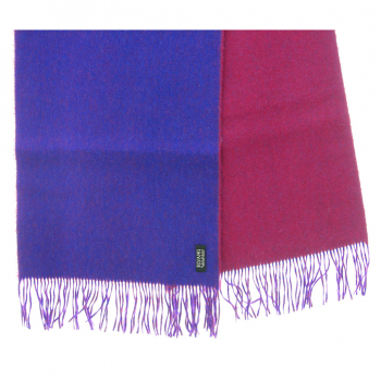 Schal Pink/Purple; 100% Baby Alpaka Wolle