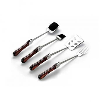 4- teiliges Grill-Set von Legnoart