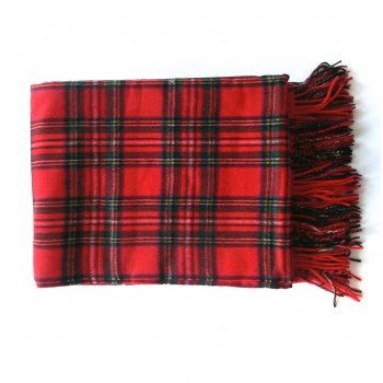 Schottische Kaschmirdecke - Royal Stewart
