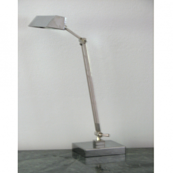 Tischlampe aus poliertem Chrom