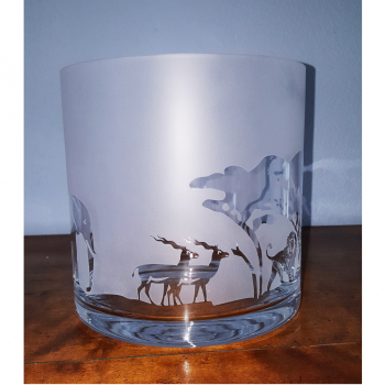 Vase/Windlicht Safari
