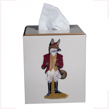 Boutique Tissue Box Fox